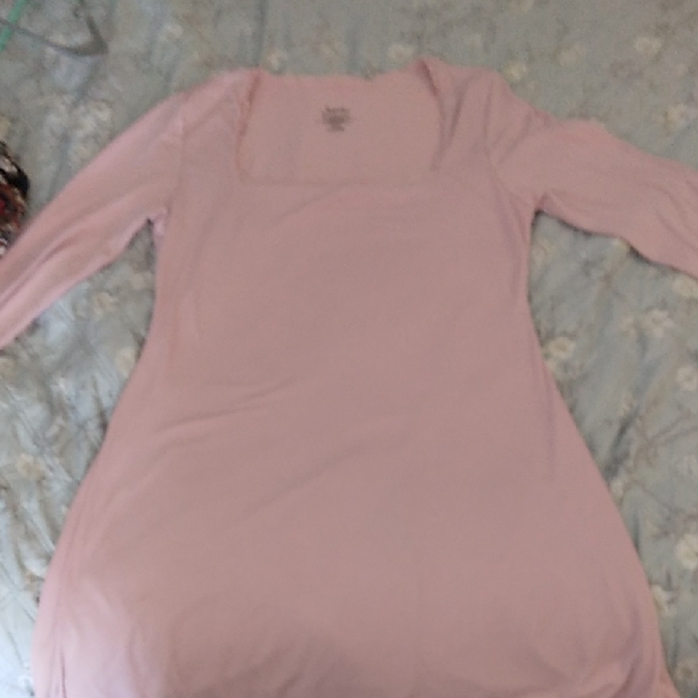 Justify Blush Long Sleeve Dress